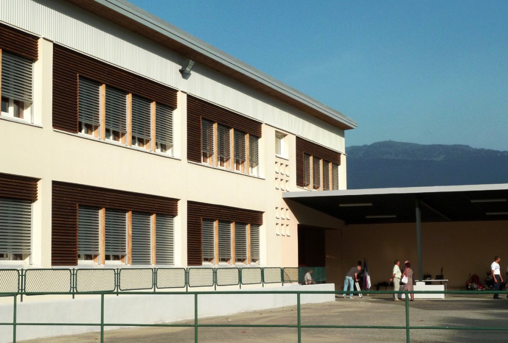 Rénovation - Groupe Scolaire Jean Jaurés - Echirolles - Observatoire BBC
